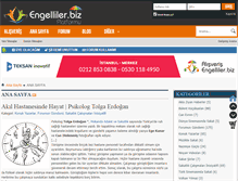 Tablet Screenshot of engelliler.biz